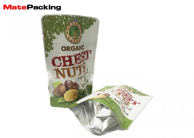 Chest Nuts Retort Pouch Bag Gravure Glossy Printing Moisture Proof High Barrier