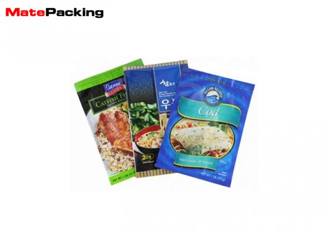 Food Grade High Barrier Vacuum Seal Freezer Bags , Plastic Vacuum Seal Storage Bags Custom Printing