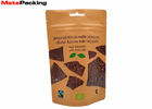 Laminated Custom Printing Foil Stand Up Pouches Zipper Top For Food