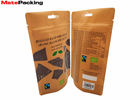 Laminated Custom Printing Foil Stand Up Pouches Zipper Top For Food