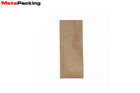 Quad Sealed Small Brown Coffee Bags , Valve Sealed Coffee Bags Side Gusset