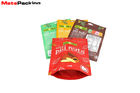Custom Logo Printing Ziplock Stand Up Pouch , Ziplock Plastic Pouch For Dry Food