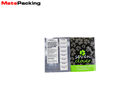 Laminated Plastic Bag For Food Packaging 3 Side Sealed Ziplock 0.12mm Thickness