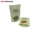 Aluminum Foil Stand Up Pouches Smell Proof Custom Size With Zipper