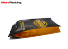 Moisture Proof Foil Gusseted Coffee Bags , Aluminum Gusseted Plastic Bags With Valve
