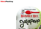 Gravure Printing Meat Retort Pouch Bag With Spoon Support 135 Celsius Degree