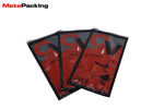 China Aluminun Foil Resealable Plastic Tobacco Pouch Ziplock With Window factory
