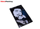 Custom Printed Three Side Seal Plastic Tobacco Pouch Zipper Leaf Bag For Food Package