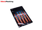 Custom Printed Three Side Seal Plastic Tobacco Pouch Zipper Leaf Bag For Food Package