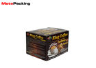 Luxury Cardboard Custom Design Packaging Boxes , Folding Small Packing Boxes For Coffee Package