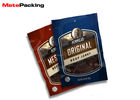 Moisture Proof Aluminum Foil Stand Up Pouches For Beef Jerky Gravure Printing