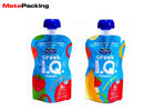 BPA Free Liquid Spout Bag , Custom Print Stand Up Spout Baby Food Pouches