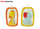 China BPA Free Spout Pouch Refillable Baby Food Squeeze Pouch With Spout Special Shape factory