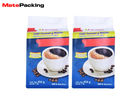 Zipper Flat Bottom Coffee Bean Packaging Bags Pouches Customized Printing Heat Seal