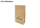 Heat Seal Flat Bottom Pouch Organic Coffee Tea Bag Custom Printing Square Bottom