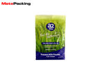 Moisture Proof Flat Bottom Pouch Custom Dimension Logo Printed For Milk Powder / Flour
