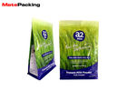 Moisture Proof Flat Bottom Pouch Custom Dimension Logo Printed For Milk Powder / Flour
