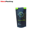 Resealabe Plastic Tobacco Pouch Custom Printed Smell Proof Stand Up Ziplock