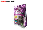 2.5Kg Laminated Animal Pet Food Packaging Bags Flat Bottom Ziplock For Cat
