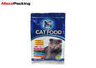 2.5Kg Laminated Animal Pet Food Packaging Bags Flat Bottom Ziplock For Cat