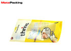 Ziplock Food Grade Resealable Bags Customized Thickness With Hole Handle
