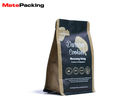 China Self Standing Up Zipper Flat Bottom Pouch Custom Printed Coffee Packaging Bag factory