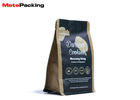 Self Standing Up Zipper Flat Bottom Pouch Custom Printed Coffee Packaging Bag