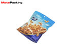 Three Side Sealed Stand Up Pouches For Food Packaging With Euro Hole Zipper