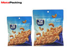 Three Side Sealed Stand Up Pouches For Food Packaging With Euro Hole Zipper