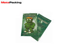 Heat Sealing Aluminum Foil Stand Up Pouch , Herb Incense Spice Food Grade Pouches With Window