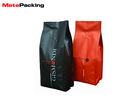 Side Gusset Foil Food Pouches Custom Design Heal Sealed Plastic For Instant Coffee