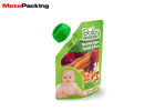 100% Security Food Grade Spout Pouch Custom Logo Printing Organic Baby Food Pouches