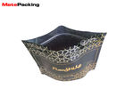 Foil Steam Proof Stand Up Plastic Pouches , Tobacco Pouch Bag With Zipper / Tear Notch