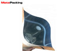 Stand Up Kraft Paper Coffee Bags , Resealable Coffee Bags Pouch With Valve Foil Lamination