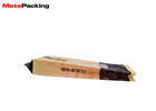 Heat Sealed Kraft Stand Up Pouches With Window Custom Printing For Dry Food