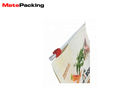 Custom Printed Pet Plastic Storage Pouches , Side Gusset Quad Seal Pouch 10 Kg