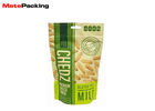 FDA Certificated Round Bottom Stand Up Barrier Pouches With Zipper Custom Logo