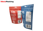 Euro Hold Top Stand Up Pouch Zip Lock Bags Matte Printing Round Bottom For Chips