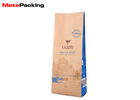 Aluminum Foil Laminated Side Gusset Bag Coffee Pouch With Valve Tin Tie Custom Printing