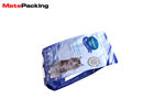 Heat Sealed Zipper Side Gusset Bag For Pet Food Foil Inside Moisture Proof High Barrier