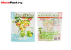 Transparent Fresh Vegetable Packaging Bags , Custom Printing Vegetable Bags Keep Fresh Glossy With Hole