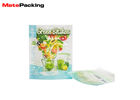 Transparent Fresh Vegetable Packaging Bags , Custom Printing Vegetable Bags Keep Fresh Glossy With Hole