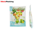 Transparent Fresh Vegetable Packaging Bags , Custom Printing Vegetable Bags Keep Fresh Glossy With Hole