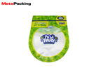 China Custom Shape Fresh Vegetable Plastic Packaging Bags With Zip Lock / Hang Hole factory