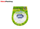 Custom Shape Fresh Vegetable Plastic Packaging Bags With Zip Lock / Hang Hole