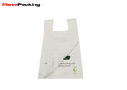 100% Corn Starch Disposable Grocery Bags , Biodegradable Plastic Shopping Bags