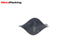 Transparent Window Plastic Tobacco Pouch Standing Up Customized Color With Zipper