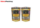 China Santa Standing Plastic Tobacco Pouch Biscuit Packing Pouch With Zipper Window factory