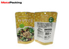 Heat Seal High Temperature Plastic Bags , Aluminum Foil Retort Resealable Food Pouches For Hot Food