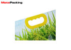 Custom Printed Vacuum Seal Food Bags Resealable Biodegradable Nylon Heat Seal Handle Top